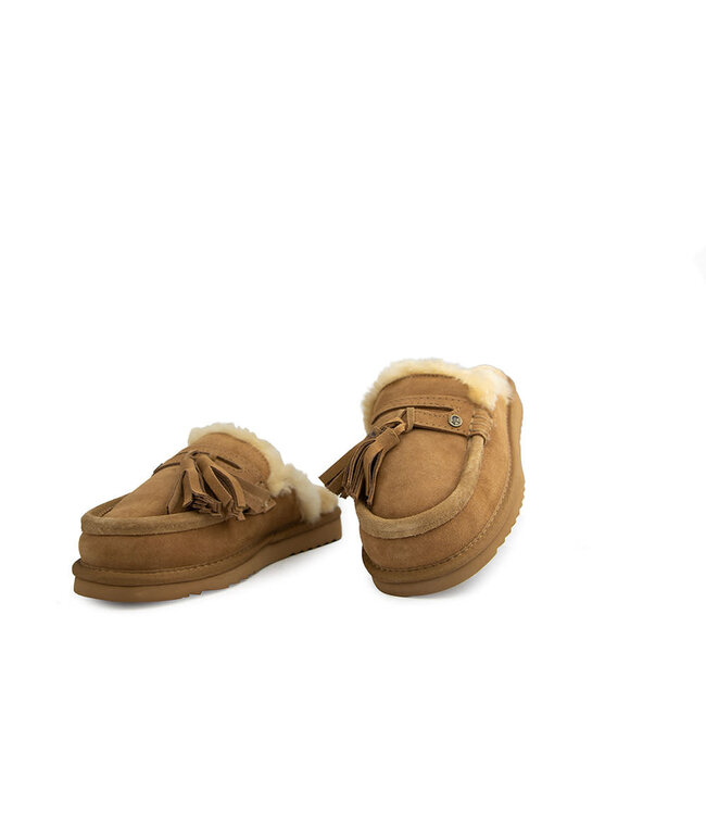 Warmbat Temora Tassels Beige Suede