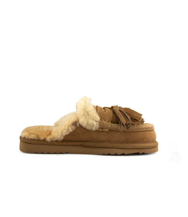 Warmbat Temora Tassels Beige Suede