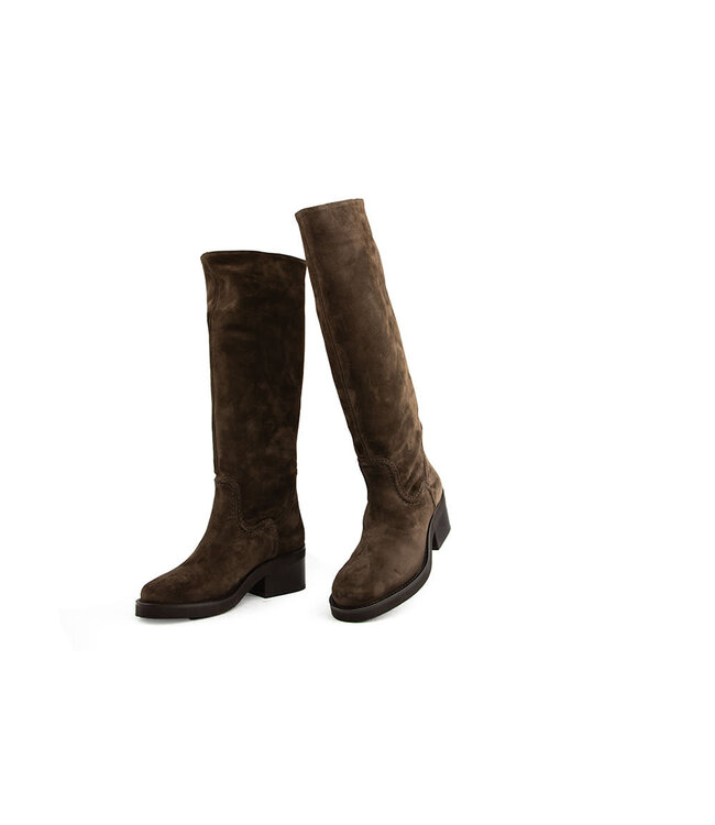 Nubikk Cassy Boot Dark Brown Suede
