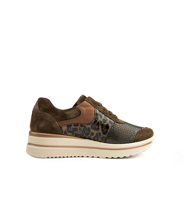 Waldlaufer Sneaker Luana Cognac Khaki