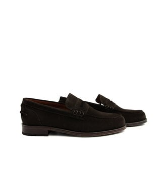 Greve Greve Loafer Austin Dark Brown Velvet