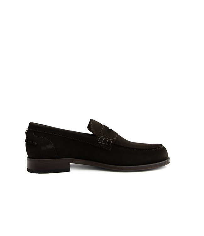 Greve Loafer Austin Dark Brown Velvet