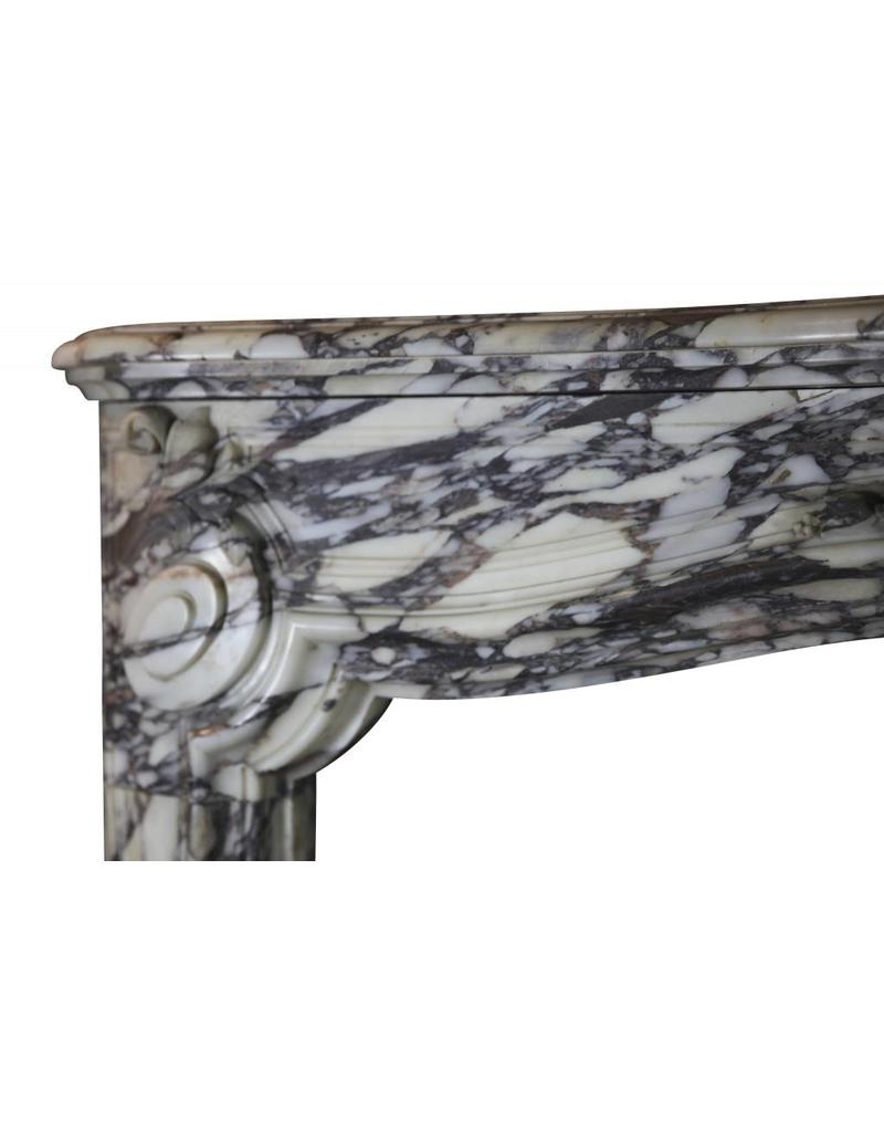 Fine French Regency Style Fireplace In Marble