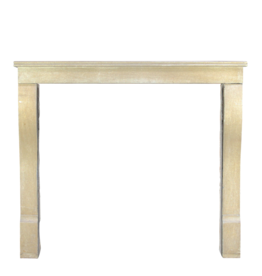 Maison Leon Van den Bogaert Kleine Vintage Klassisches Französisch Harter Kalkstein Kaminmaske