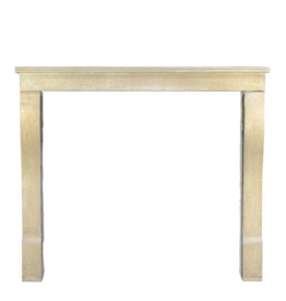 The Antique Fireplace Bank Small Vintage Classic French Hard Limestone Fireplace Surround