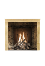 Small European Fireplace Surround In Limestone