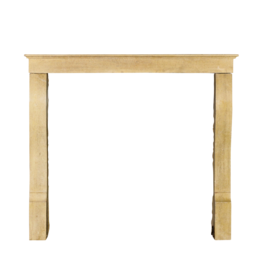 French Antique Limestone Fireplace Surround
