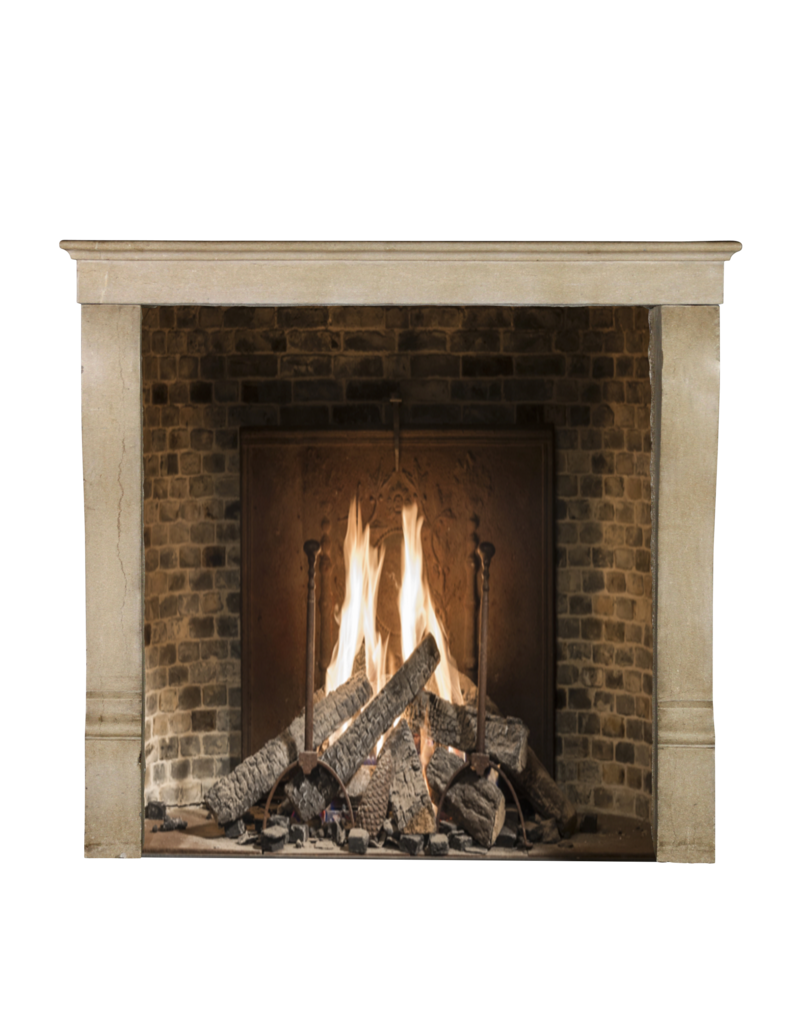 Small European Fireplace Surround In Limestone