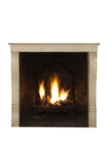 Small European Fireplace Surround In Limestone