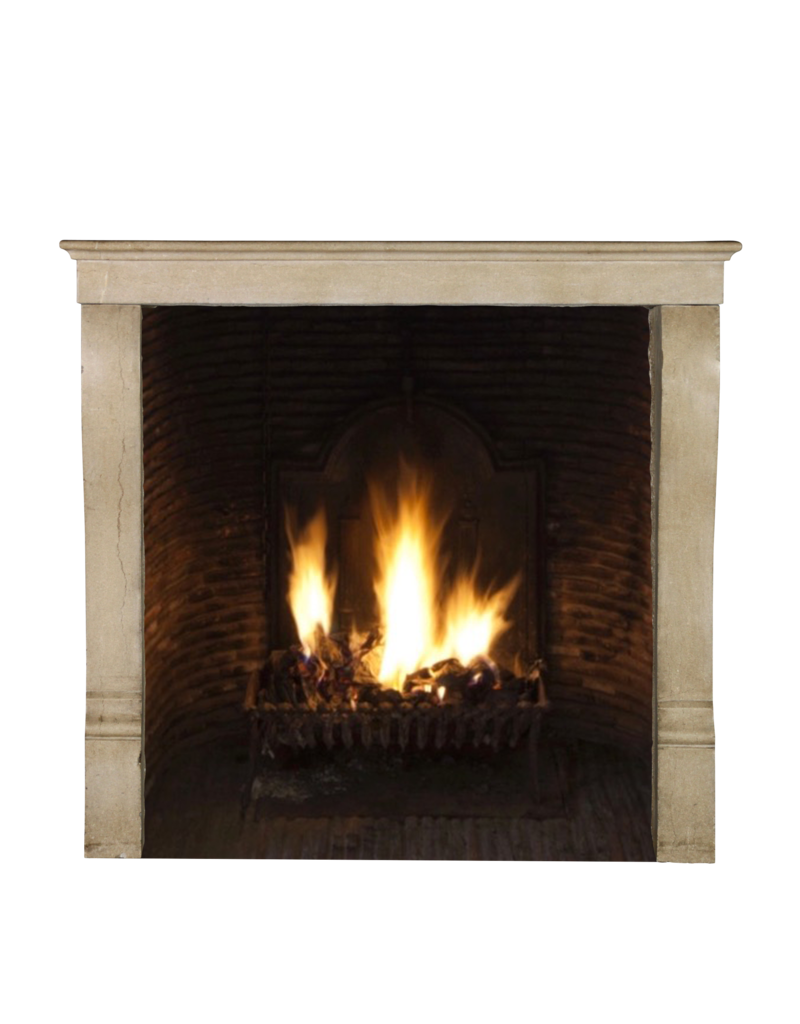 Small European Fireplace Surround In Limestone