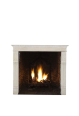 Small European Fireplace Surround In Stone For Timeless Interiors