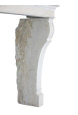 Maison Leon Van den Bogaert Small European Fireplace Surround In Stone For Timeless Interiors