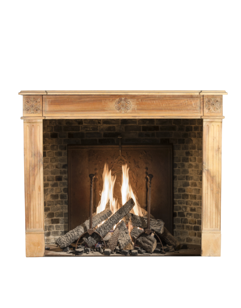 French Rustic Fireplace Surround In Oak