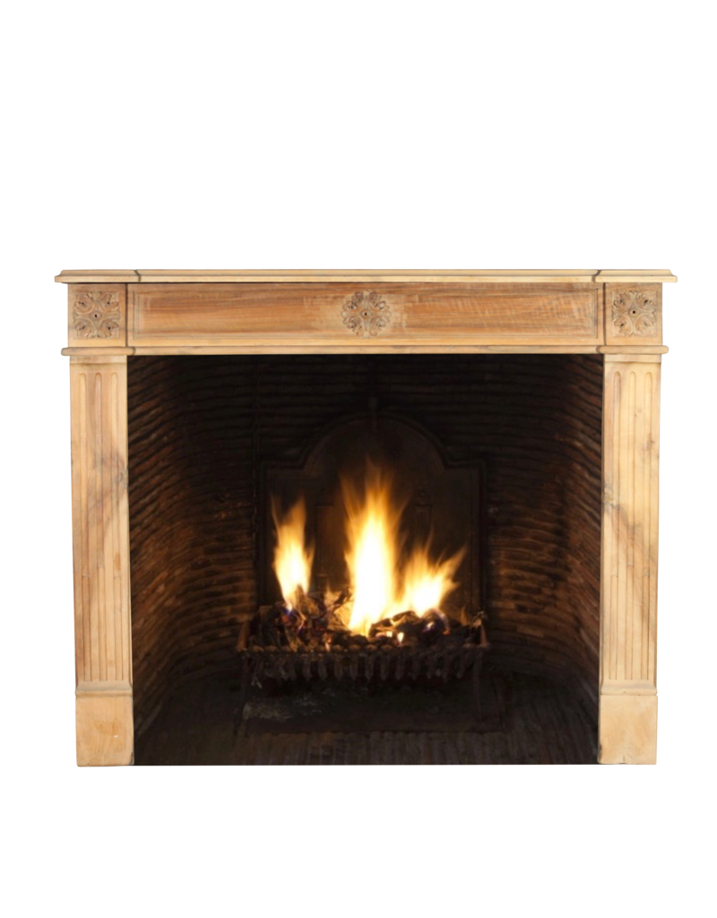 French Rustic Fireplace Surround In Oak