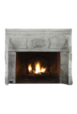 18Th Century Period French Country Limestone Fireplace Interior