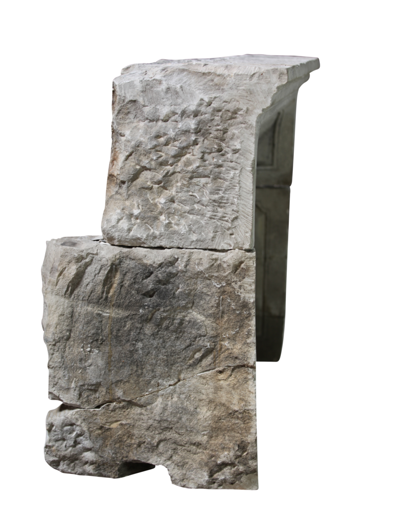 Maison Leon Van den Bogaert 18Th Century Period French Country Limestone Fireplace Interior