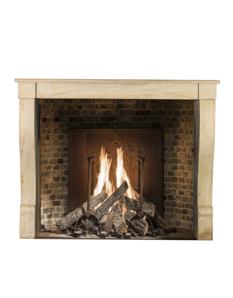 Fine French Regency Fireplace In Hard Limestone For Modern Interior Concepts