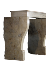 Fine French Regency Fireplace In Hard Limestone For Modern Interior Concepts