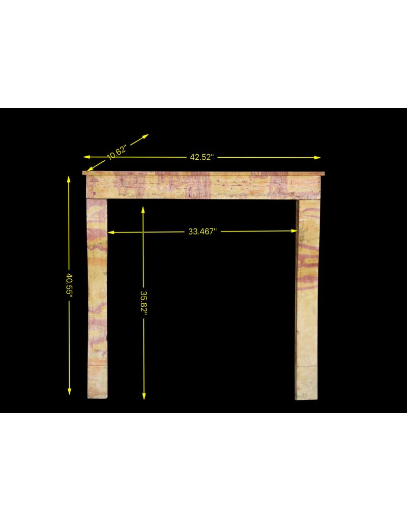 Small European Fireplace Surround In Stone