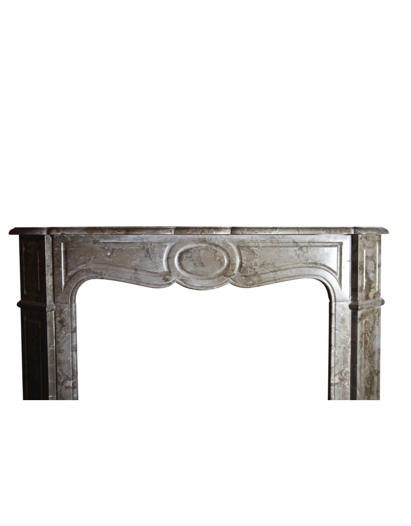 Maison Leon Van den Bogaert Petite Cheminée Ornementale Pompadour Vintage, France