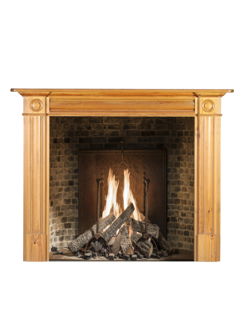 Classic British Fine Pine Fireplace Surround