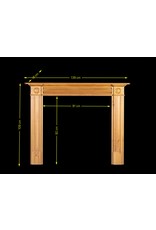 Classic British Fine Pine Fireplace Surround