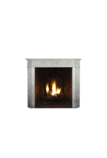 Small Marble Stone Classic Fireplace Mantle