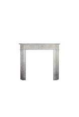 Small Marble Stone Classic Fireplace Mantle