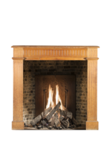 Small Country Wooden Fireplace Mantle