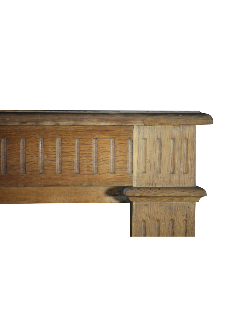 Small Country Wooden Fireplace Mantle