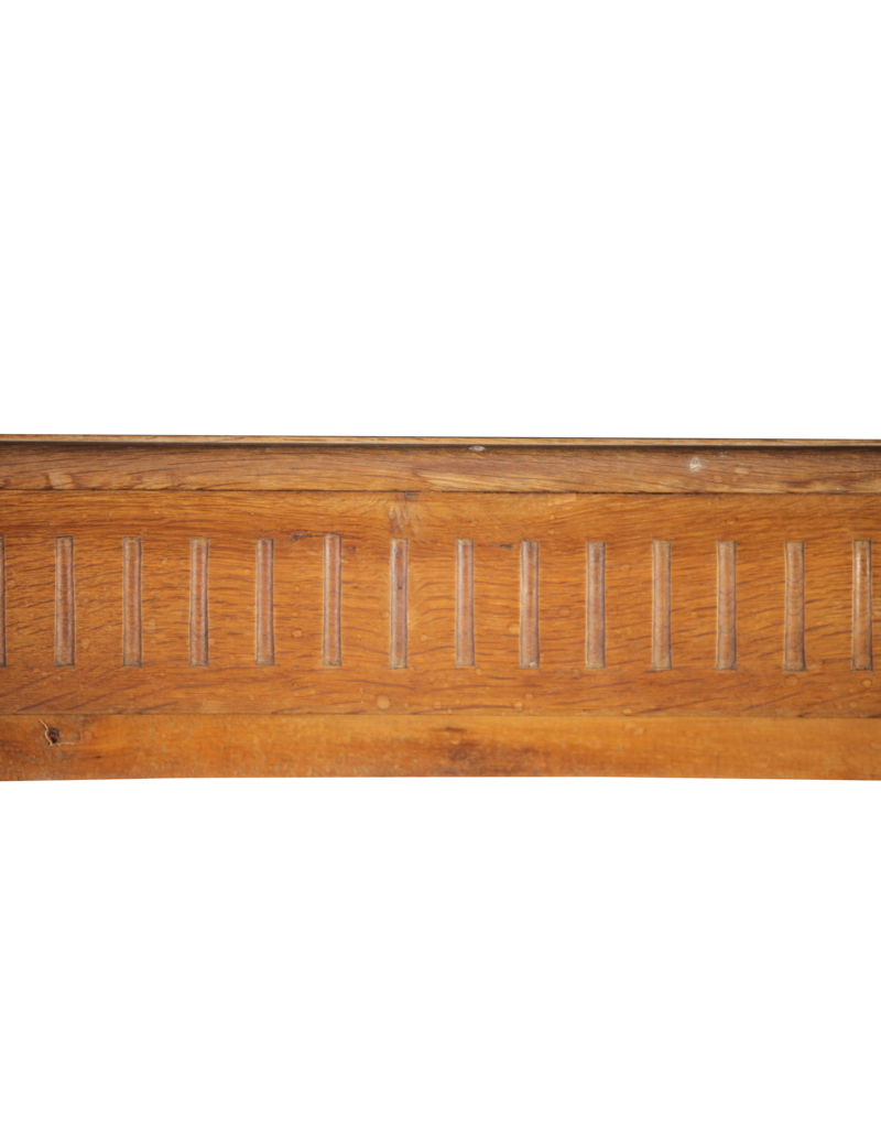 Small Country Wooden Fireplace Mantle