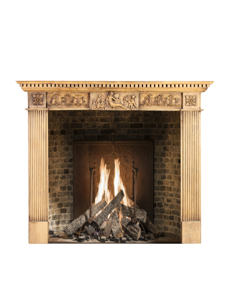 Fine English Pine Fireplace Surround