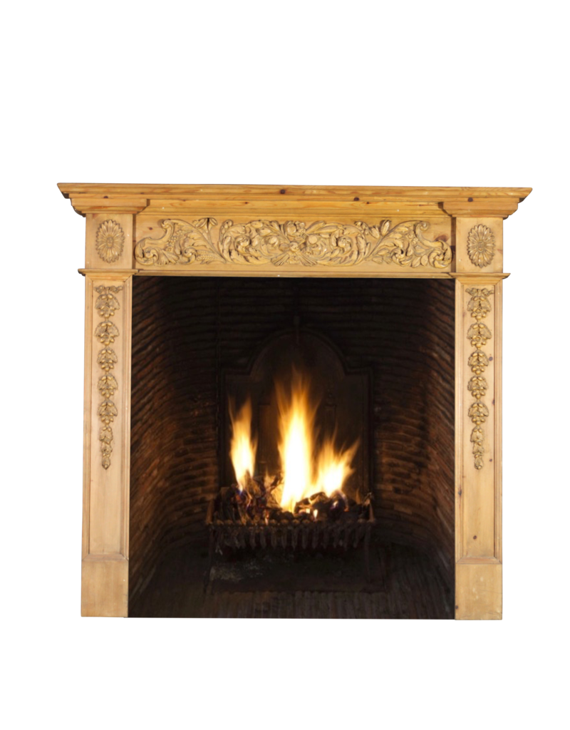 Fine English Pine Fireplace Surround