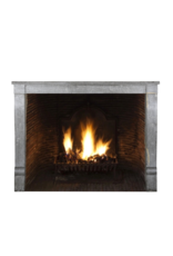 French Antique Fireplace Surround In Bicolor Stone