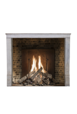 Fine French Country Limestone Antique Fireplace Surround