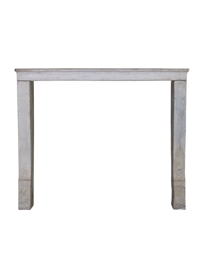 Fine French Country Limestone Antique Fireplace Surround