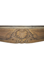 Maison Leon Van den Bogaert Kleine klassische Kaminmaske aus Eichenholz