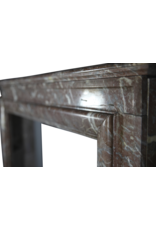 Brown Belgian Marble Fireplace Mantle