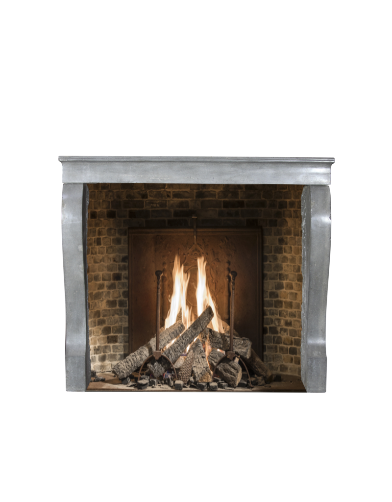 Small Fireplace Surround In Color Limestone