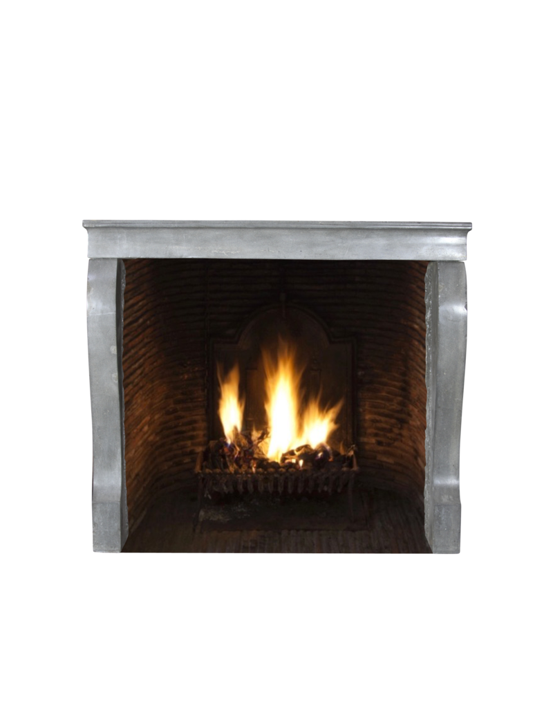 Small Fireplace Surround In Color Limestone