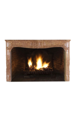 Small Budget French Stone Fireplace Surround