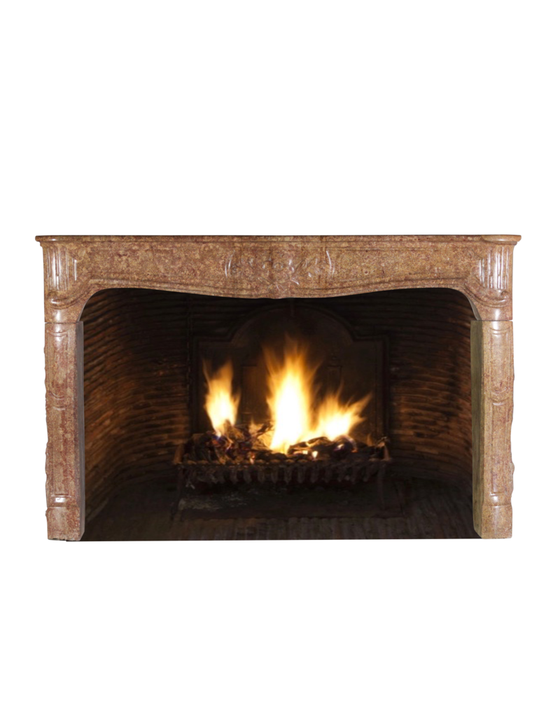 Small Budget French Stone Fireplace Surround