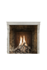 French High Rustic Fireplace Surround