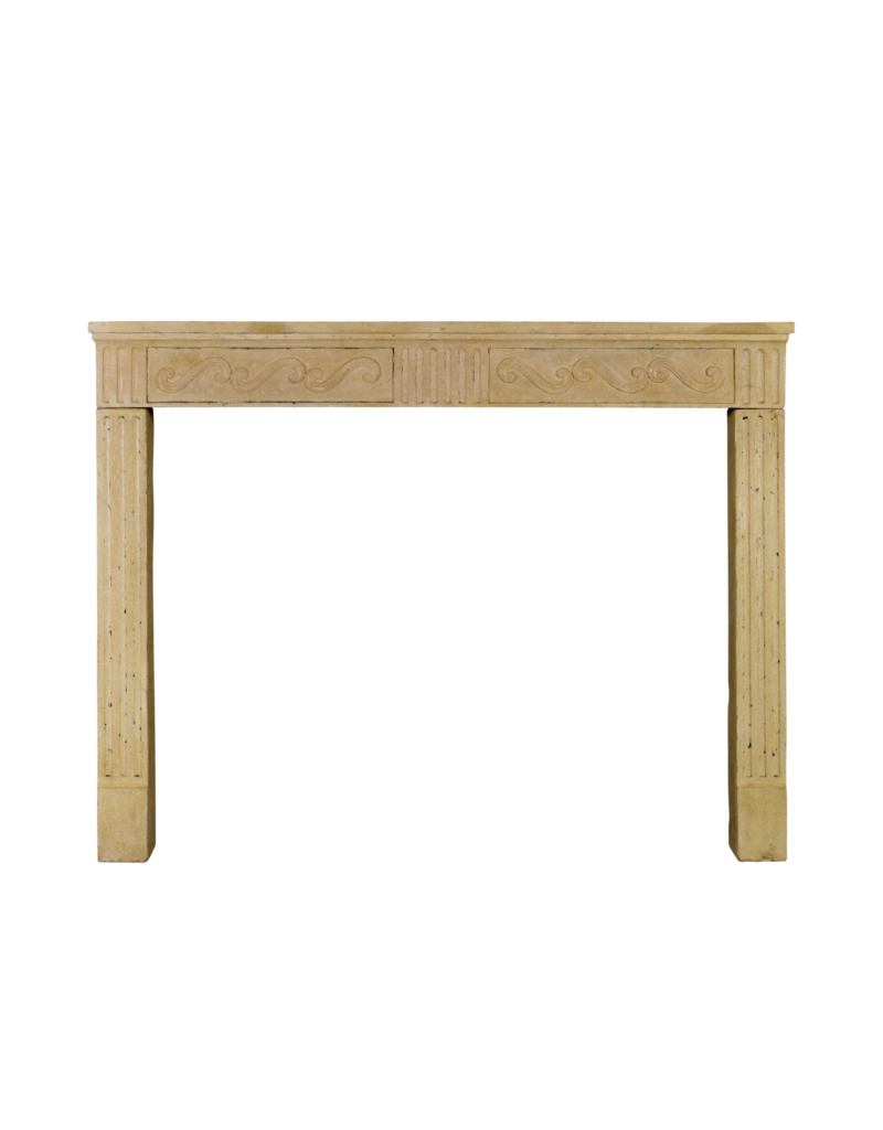 Maison Leon Van den Bogaert Französisch klassiker Kalkstein Kamin