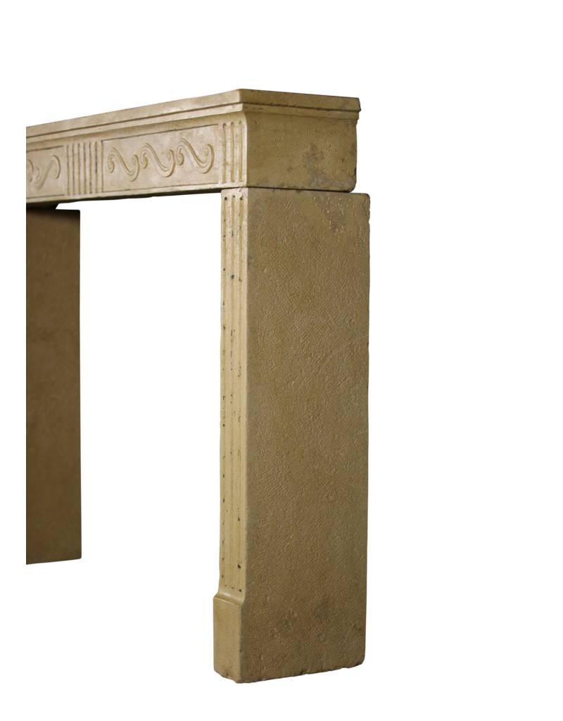 Maison Leon Van den Bogaert Französisch klassiker Kalkstein Kamin
