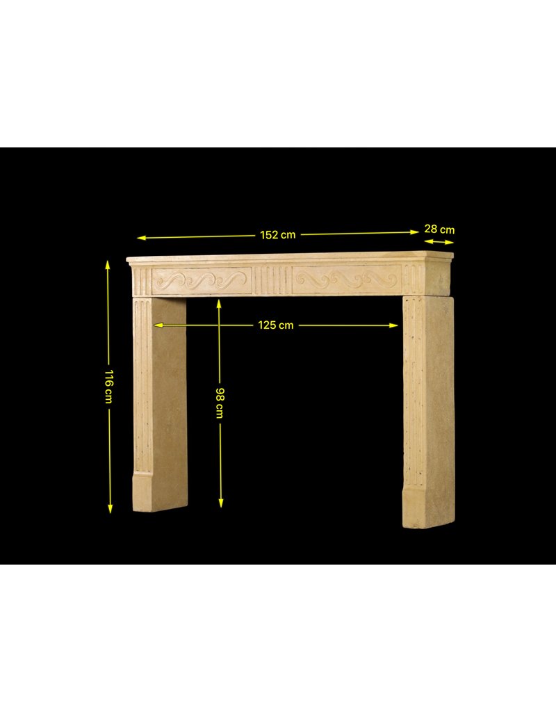 Francés Clásico De Piedra Caliza Surround