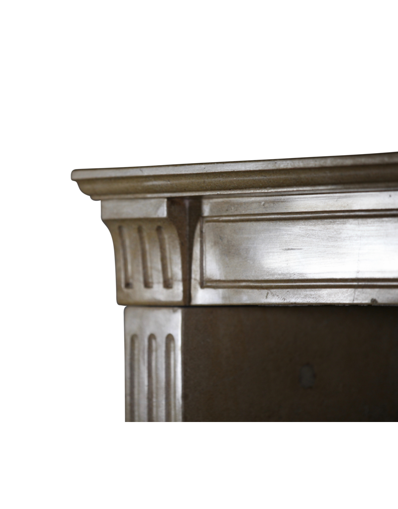 The Antique Fireplace Bank Feines Französisch Klassiker Kamin In Zweifarbig Harte Kalkstein