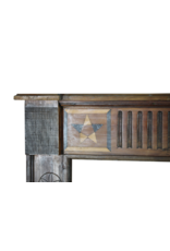 The Antique Fireplace Bank Rustikaler Antike Holz Kamin Verkleidung