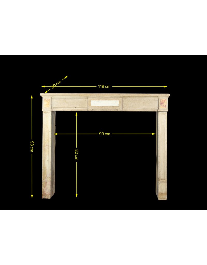 Maison Leon Van den Bogaert Timeless Chic French Reclaimed Fireplace Surround