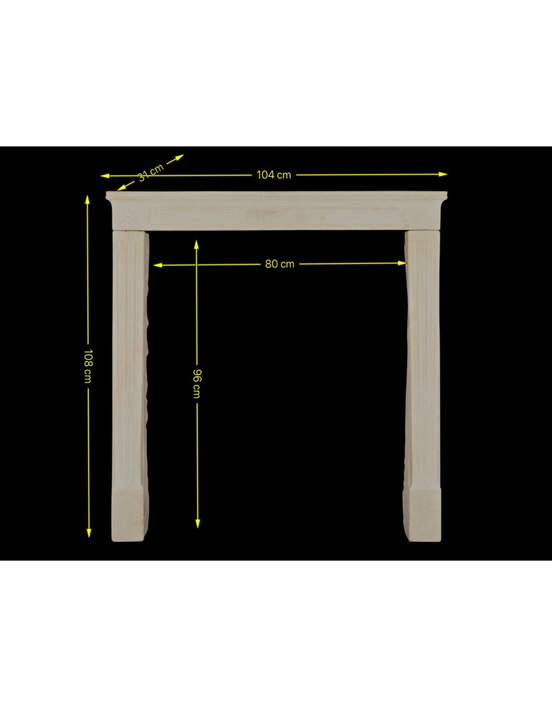 Maison Leon Van den Bogaert Feiner französischer Kalksteinkamin